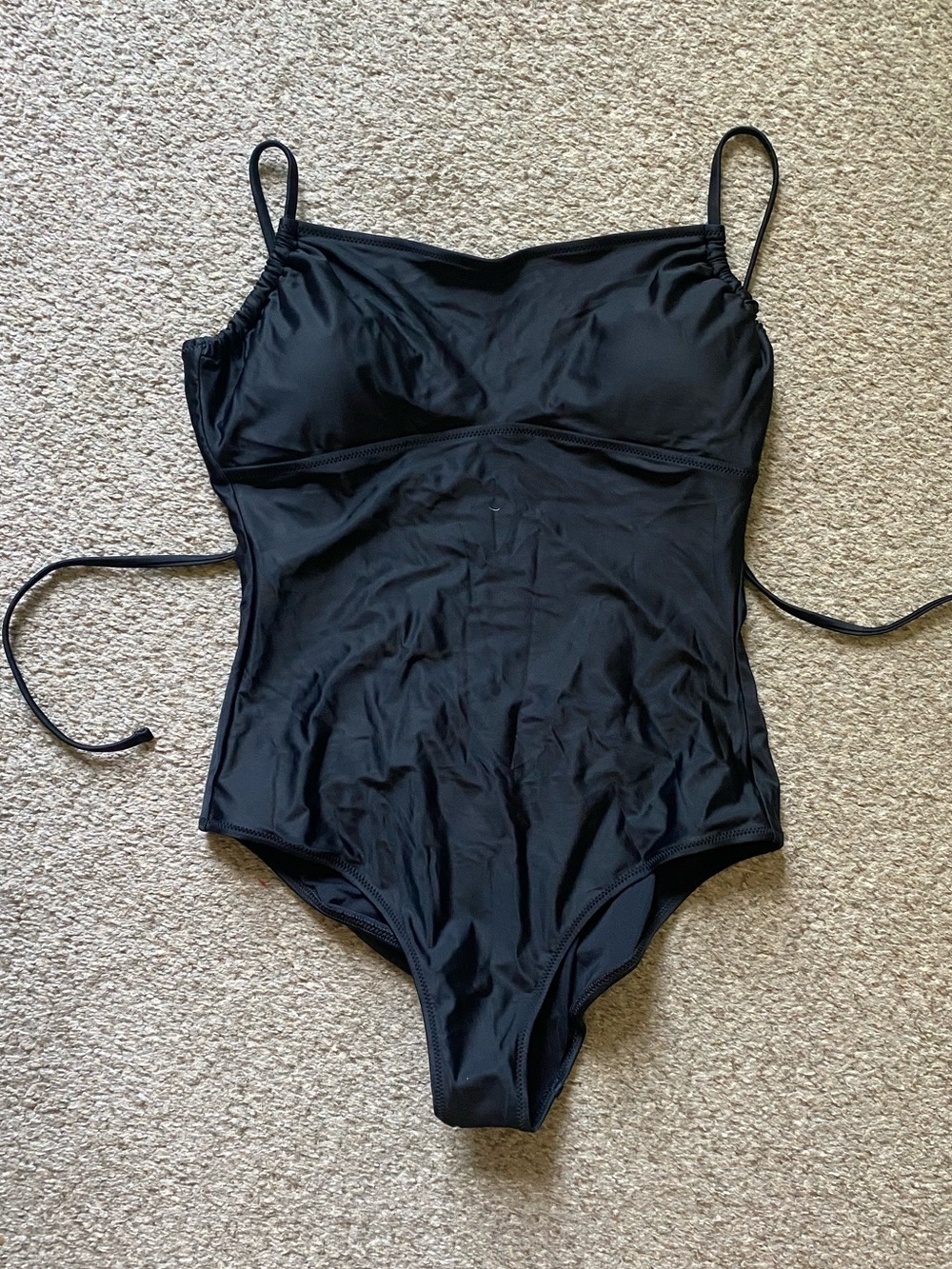 Classic Black One-Piece Swimsuit